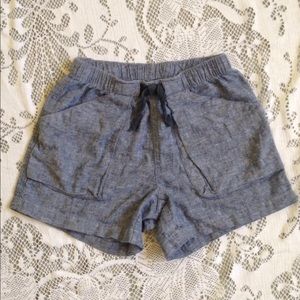 Girls Linen Chambray Shorts size 6